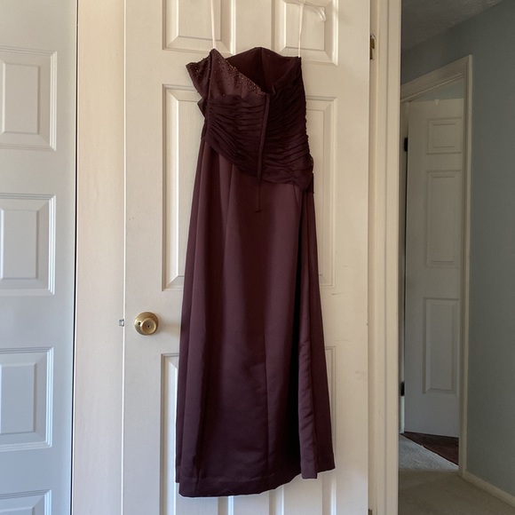 Long dress size 8 color brown - Picture 2 of 4